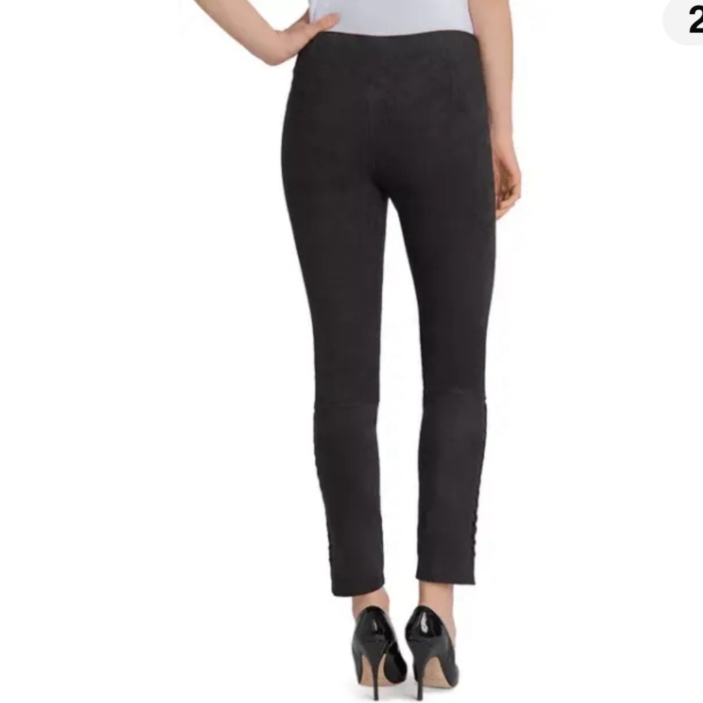 Lysse | NWOT Faux Leather Laced Calf Stretch Pants
